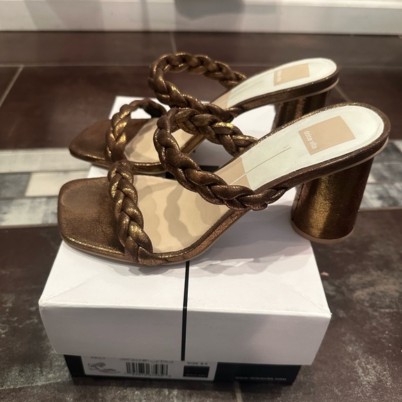 Dolce Vita Paily Braided Sandal - Bronze Metallic 8.5 - Picture 7 of 8